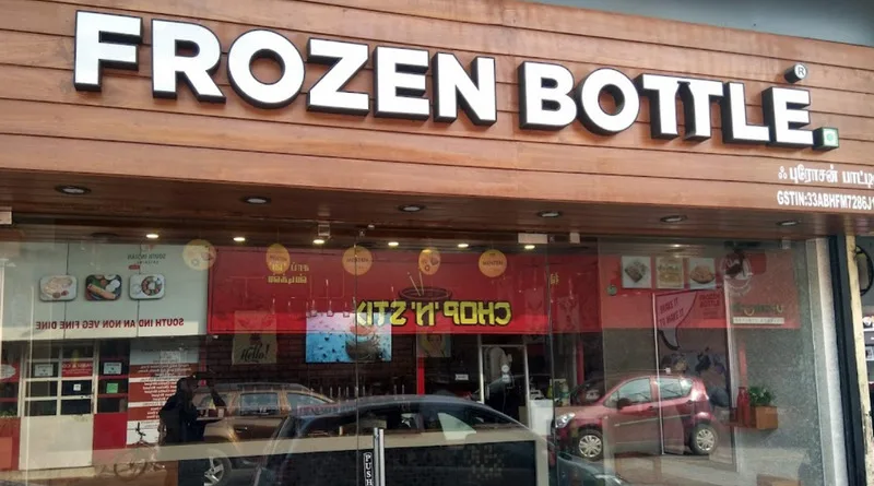 frozen bottle